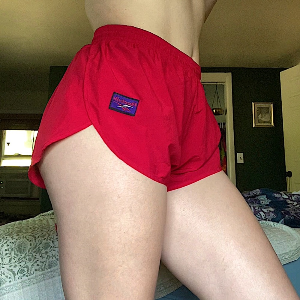 Vintage Red Reebok Shorts 🍓